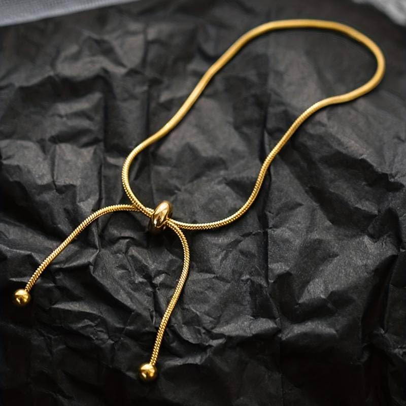 El Regalo LUXE ROPE ANKLET- Anti Tarnish Anklet cum Bracelet- Sleek & Fancy Stainless Steel, Waterproof, Adjustable Golden color, suitable for Girls & Women