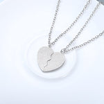 El Regalo 2 PCs Girls Sister Necklace Gifts, Big Sister Little Sister Jewelry Gift for 2,Rainbow Broken Heart BFF Friendship Pendant for Kids Teens Women (Big Sister Little Sister)