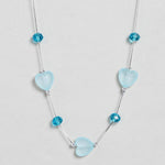 El Regalo Kids Jewelry Combo Set of 2 Necklaces & 2 Earrings Pairs- Shimmering Crystals Beads Necklace & Earrings Jewelry Set for Kids/Girls & Teens (Option-5)