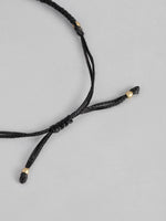 El Regalo Evil Eye CZ Bracelet Rakhi for Brother with Roli Chawal & Rakhi Message Card - Lucky Protection Rakhi to Avoid Negative Energies for Brother/Sister-in-Law/Niece or Nephew (Option-3)