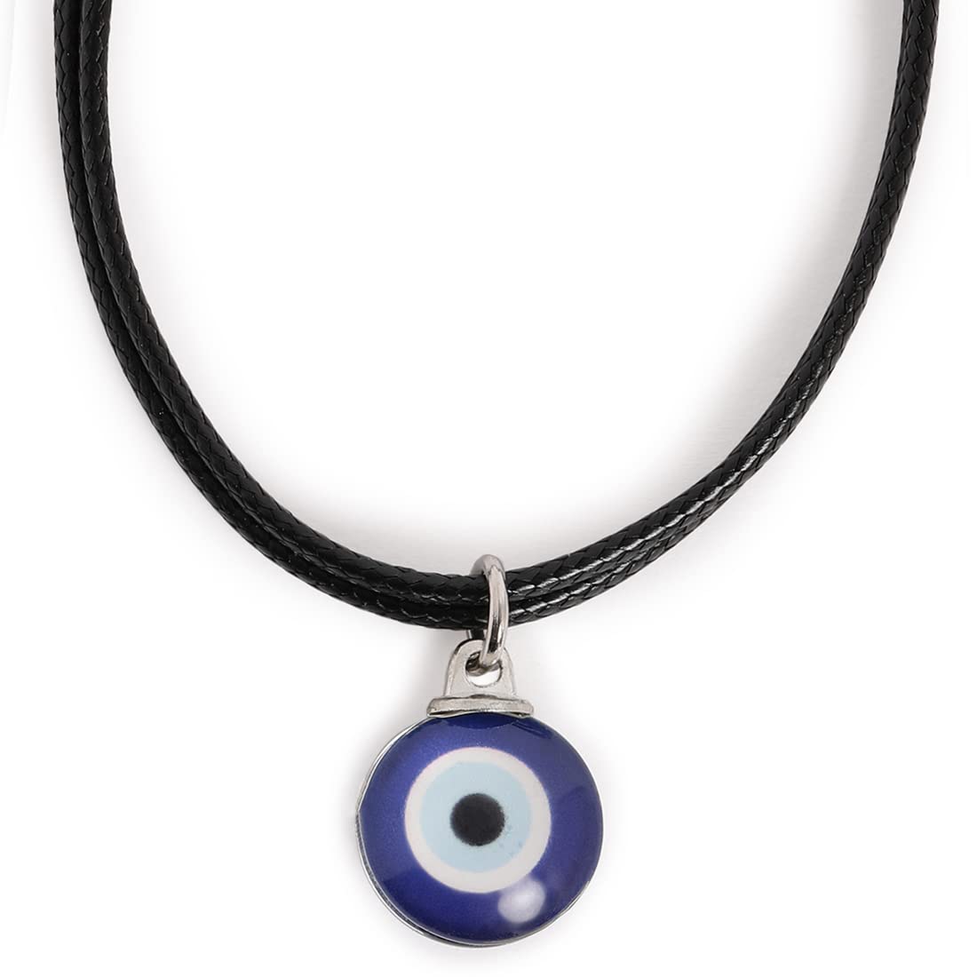 El Regalo 3 PCs Blue Evil Eye Handwoven Adjustable Unisex Bracelet Combo for Men/Women/Kids/Girls/Boys - Red, Black & Coffee Thread Evil Eye Bracelet Set