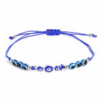 El Regalo 2PCs Evil Eye Rakhi Combo Set for Bhai-Bhabhi or Bhai-Bhatija/Bhatiji- 2 Evil Eye Rakhis with Roli Chanwal, Rakhi Card in Rakhi Gift Box (Option-9)