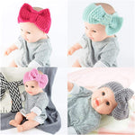 El Regalo 1 PC Kids Knitting Headbands Turban Head Wrap/Hair Band/Unisex Kids Ear Warmer for Girls & Boys (Pink)