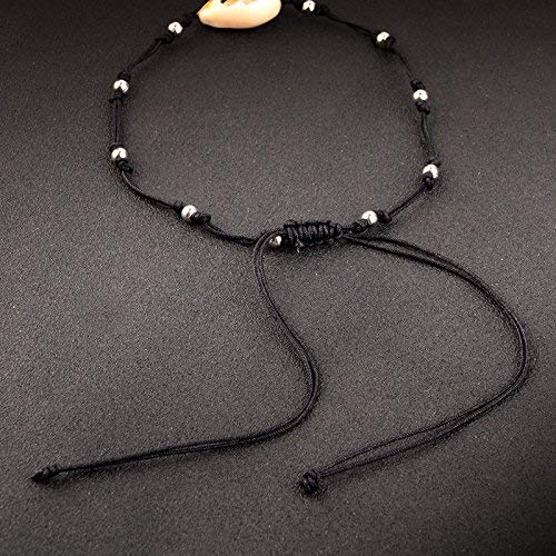 El Regalo 2 PCs Anklets for Women Girls - Adjustable Boho Turtle Cowrie Shell Ankle Bracelets Foot Jewelry Set