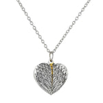 El Regalo Dumila You are My Sunshine Love Pendant Necklace with Engraved Hidden Message Locket for Women (Silver Wing)