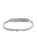 El Regalo 1 PC Stainless Steel OM Chain Rakhi for Brother/Bhai/Bhatija- Statement Cuban Chain OM Rakhi with shagun, Rakhi Message Card in Rakhi Gift Box (Style-1)