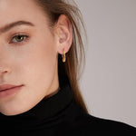 El Regalo Luxury Stainless Steel Teardrop Earrings for Girls/Women - Anti-Tarnish, Trendy, Minimalist Dewdrop Earrings with 18K Gold Plating (Gold)