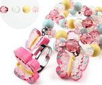 El Regalo Butterfly Girls Jewelry Set- Cute Princess Butterfly Necklace, Bracelet & Ring Jewelry Set for Kids/Toddlers