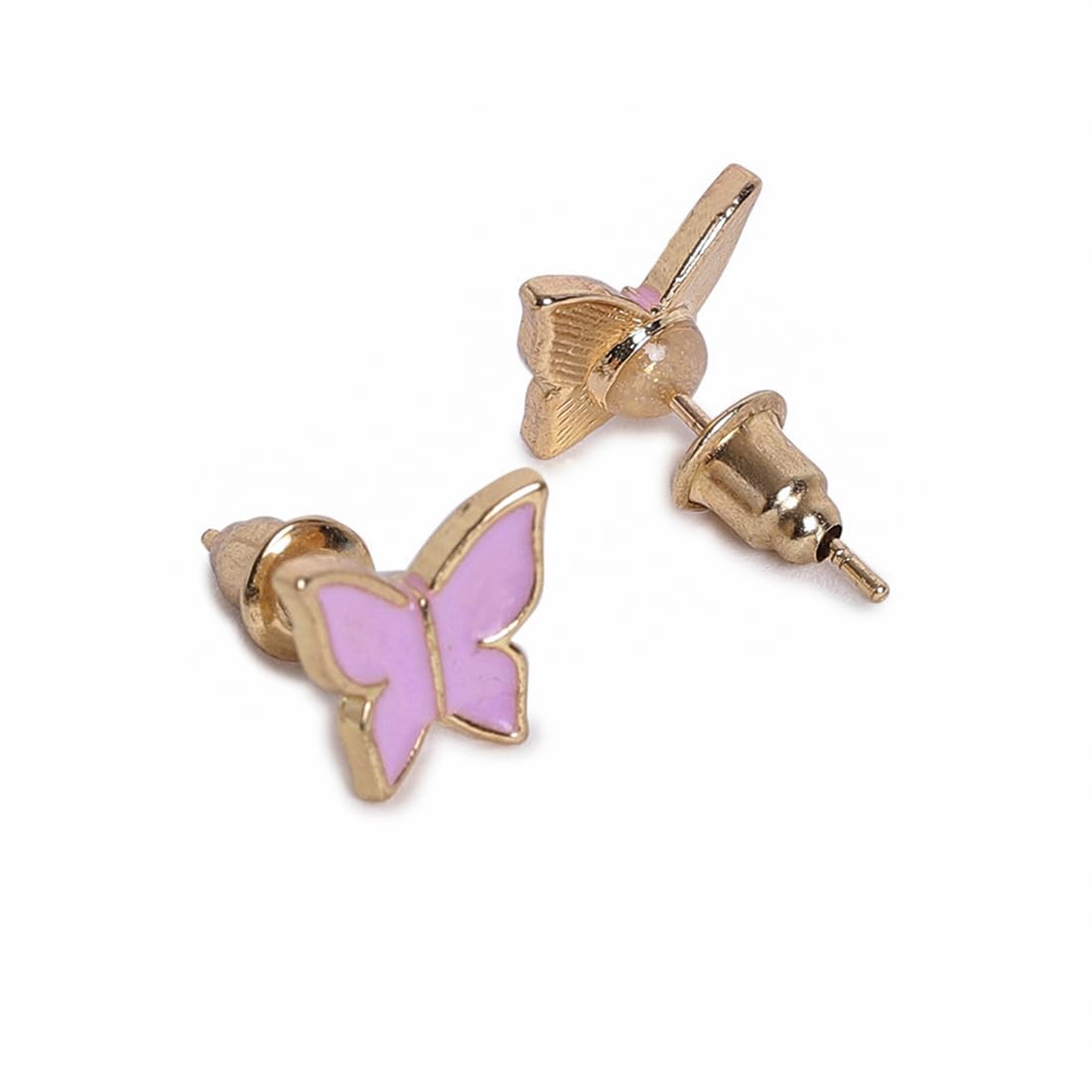 El Regalo 3 Pairs Hypoallergenic Earrings Set for Girls Teens Kids- Tiny Stud Earrings Set Heart Butterfly Rainbow Star Unicorn Straberry Ice Cream Cute Earring (Style-4)