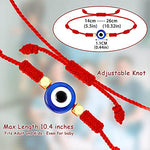 El Regalo Evil Eye Rakhi for Brother - Lucky Kabbalah Blue Turkish Evil Eye Rakhi for Bhaiya/Bhai/Brother/Nephew with shagun, Message Card in Rakhi Gift Box (Evil Eye Rakhi-Style 1)