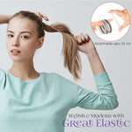 El Regalo 100pcs/pack Simple Rubber Bands- Thin Elastic Hair Ties Seamless 3mm Ponytail Soft & Elastic, No Damage Hair Rubberbands For Kids/Girls/Women (Multi)