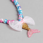 El Regalo 3 PCs Set of Mermaid Princess Girls Kids Necklace & Bracelet with Coin Pouch - Sequins Mermaid Tail Coin Purse Necklace Bracelet Gifts for Girls/Kids/Toddlers (Option-2)