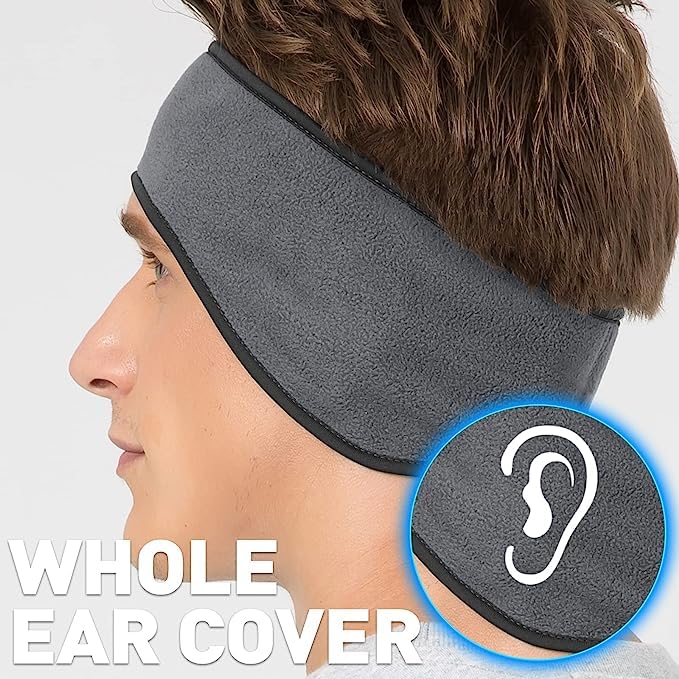 El Regalo 2 pcs Winter Ear Warmer Unisex Winter Headbands for Teens, Men, Women