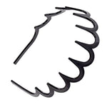 El Regalo 2 Pcs Unisex Plastic Sharks Tooth Hair Band Headband Toothed Hairband For Girls, Boys, Unisex,Black