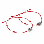 El Regalo 2PCs Evil Eye Rakhi Combo Set for Bhai-Bhabhi or Bhai-Bhatija/Bhatiji- 2 Evil Eye Rakhis with Roli Chanwal, Rakhi Card in Rakhi Gift Box (Option-2)