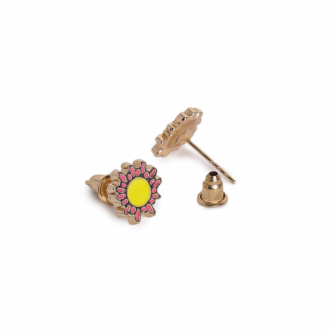 El Regalo 3 Pairs Hypoallergenic Earrings Set for Girls Teens Kids- Tiny Stud Earrings Set Heart Butterfly Rainbow Star Unicorn Straberry Ice Cream Cute Earring (Style-3)