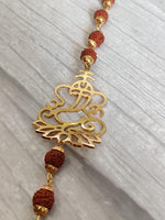 El Regalo OM Red Rakhi for Brother/Bhai/Nephew/Bhatija OM Handwoven Rakhi with shagun, Rakhi Message Card in Rakhi Gift Box