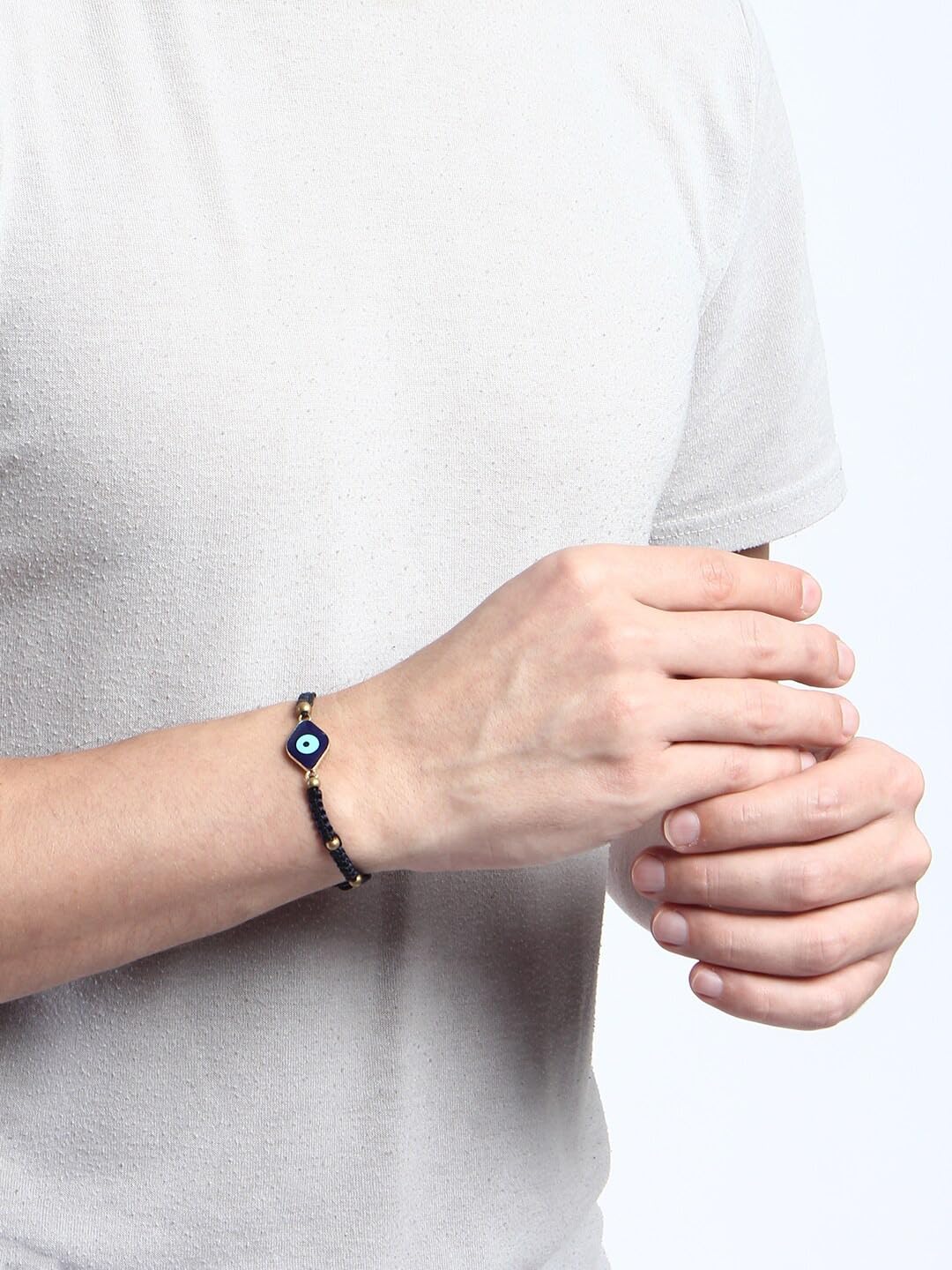 El Regalo Evil Eye Bracelet Rakhi for Brother with Roli Chawal in Gift Box