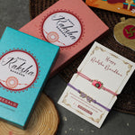 El Regalo 2PCs Cute Kids Bracelet Rakhi Combo Sets- Fancy Kids Rakhi for Brother/Sister with Roli Chwal, Rakhi Message Card in Rakhi Box for Babies/Toddlers/Kids (Camera & Heart Goggle Rakhi)
