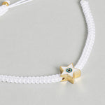 El Regalo 1 PC Star Evil Eye Nazaria Rakhi for Brother- Rakhi Gift Box with 1 PC Rakhi, Shagun Pack & Rakhi Message Card in Gift Box - Rakhi for Bhai/Bhabhi/Bhatija/Bhatiji (White Star Evil Eye)