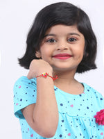 El Regalo 2 PCs Kids Rakhis Combo Set - beautiful 2 Kids Rakhis Set with shagun, Rakhi Message Card in Rakhi Gift Box for Little Brother/Niece/Nephew (Angry Bird & Doremon Rakhi)