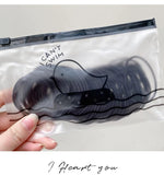 El Regalo 100pcs/pack Simple Rubber Bands- Thin Elastic Hair Ties Seamless 3mm Ponytail Soft & Elastic, No Damage Hair Rubberbands For Kids/Girls/Women (Black)