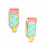 El Regalo 3 Pairs Hypoallergenic Earrings Set for Girls Teens Kids- Tiny Stud Earrings Set Heart Butterfly Rainbow Star Unicorn Straberry Ice Cream Cute Earring (Style-1)