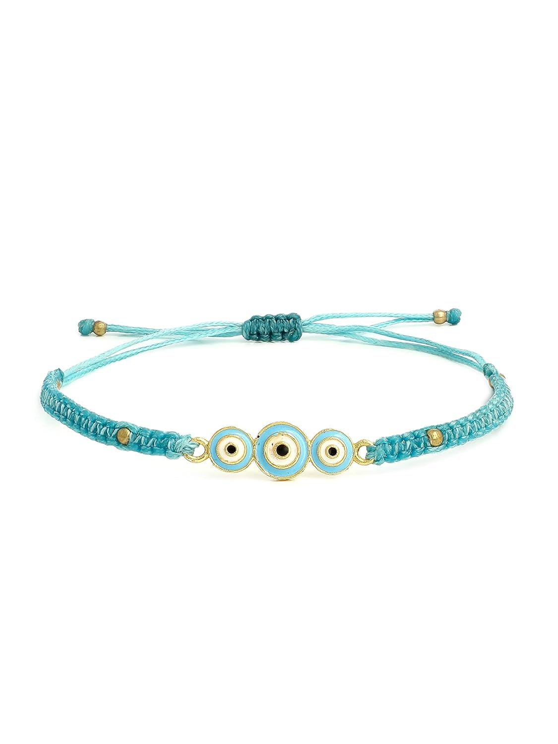 El Regalo 2PCs Rakhis for Brother- Evil Eye Rakhi Combo Set with 2 Rakhis, shagun Pack, Rakhi Message Card in Rakhi Gift Box (Option-2)