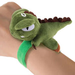 El Regalo Cute & Unique Plush Dinosaur Slap Band Rakhi for Kids/Brothers- Fluffy/Soft Dino Fun Rakhi for Bhai