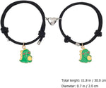 El Regalo 2PCs Cute Kids Dinosaur Magnetic Heart Rakhi Combo Sets- Fancy Rakhi for Brother/Sister/Niece or Nephew with Roli Chwal, Rakhi Message Card in Rakhi Box for Babies/Toddlers/Kids