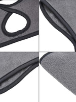 El Regalo 2 PCs Winter Fleece Ponytail Headbands- Ear Warmer/Earmuff Headbands with Ponytail for Men, Women, Girls, Boys Fleece Ear Warmers Headband for Cold Weather Ski Yoga (Black & Grey)