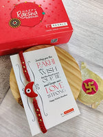 El Regalo Lucky Kabbalah Blue Turkish Evil Eye Hamasa Hand Red Macrame Rakhi Set for Bhaiya & Bhabhi (Star Turkish Evil Eye Stones)
