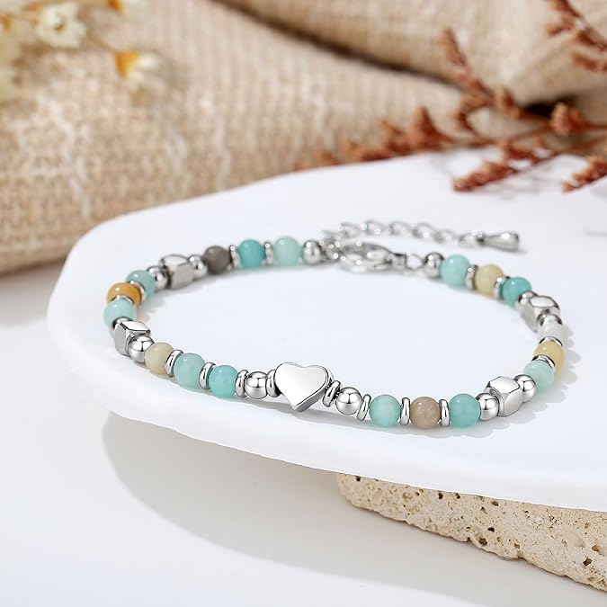 El Regalo Beautiful Inspirational Tiny Gemstone Bracelets- Sometimes You Forget You're Awesome