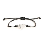 El Regalo 2PC Minimalist Matchin Hearts Bhaiya Bhabhi Rakhi Set- Bhaiya & Bhabhi Engraved Heart Rakhis with Roli-Chawal Shagun Pack, Rakhi Message Card in Rakhi Gift Box for Brother & Sister-in-law