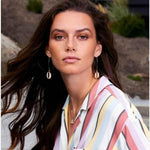 El Regalo Bohamian Cowrie Shell Earrings- Electroplated Retro Charms Earrings for Girls & Women (Golden Shell Dangle Earrings)