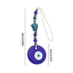 El Regalo Designer Evil Eye Rakhi Set for Brother & Bhabhi- Bhaiya Bhabhi Lumba/Luma Rakhi Set with Roli Chawal, Message Card in Gift Box