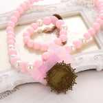 El Regalo Frozn El-sa Princess Necklace & Bracelet Jewelry Set for Kids | Frozn Accessories - Princess Necklace & Bracelet Kids Girl Jewelry Set