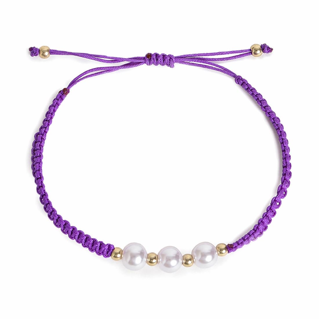 El Regalo 2PCs Pearls Rakhi Combo Set for Bhaiya-Bhabhi/Bhai- Bhatija/Bhatiji- Rakhi Gift Combo with 2 Pearls Rakhi, Roli-Chawal Shagun Pack, Message Card in Gift Box (Purple)