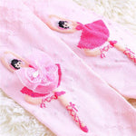 El Regalo Kids Girls Baby Ballet Dance Princess Tights Stockings Pantyhose | 1 pair | Princess Cotton Legging Stocking Pants Socks (Pink Large (7-9 Years))