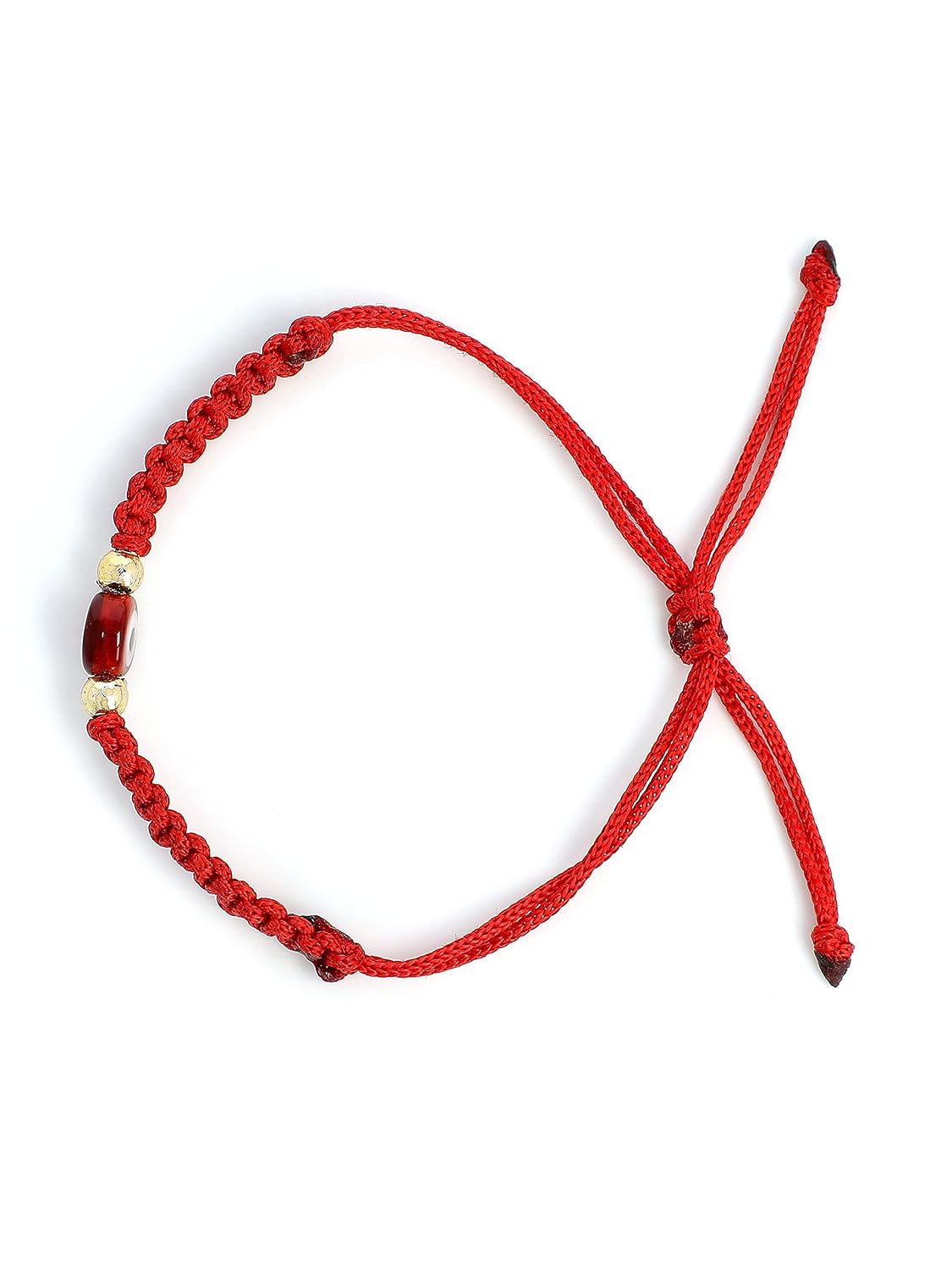 El Regalo Rakhi for Babies - beautiful Evil Eye Nazaria Rakhis for Little Brother/Niece/Nephew Rakhis for Kids/Babies/Toddlers (Red Round Evil Eye Kids Rakhi)