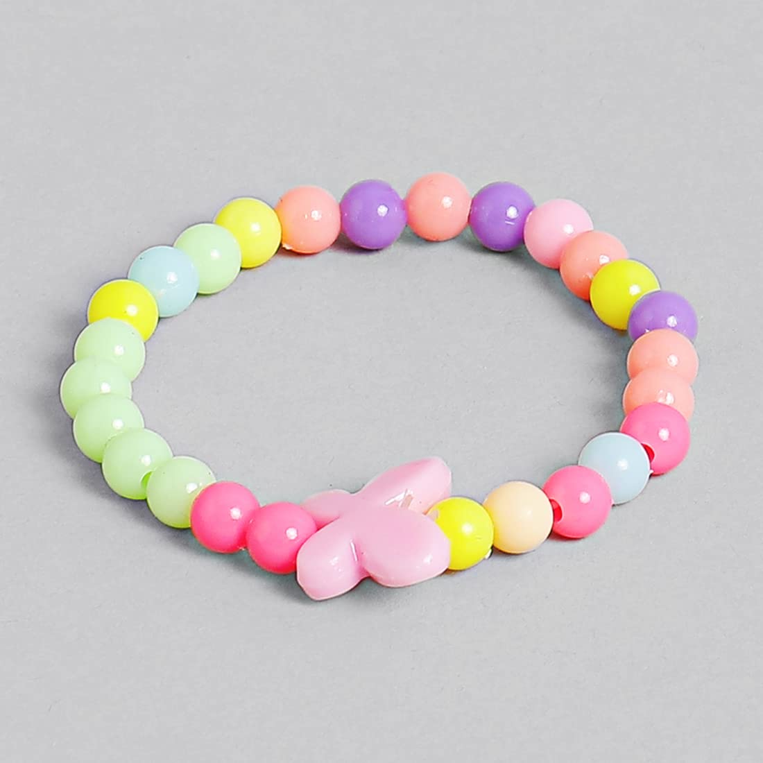 El Regalo 4 PCs Kids Beads Jewelry Combo Sets - Kids Beads 2 Necklace & 2 Bracelets Jewelry Sets for Girls & Toddlers (Option-2)