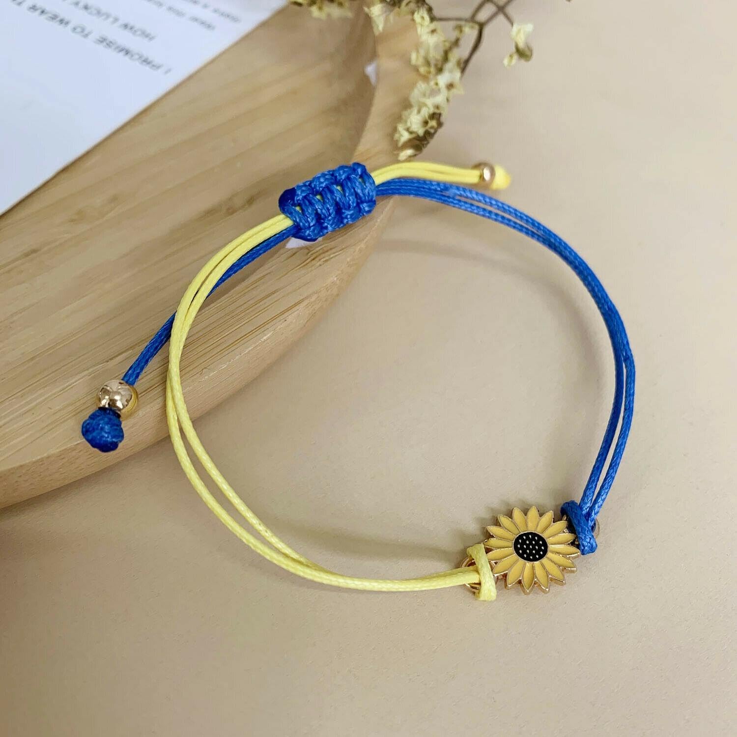 El Regalo 1PC Minimalist Sunflower Rakhi for Bhai/Brother/Niece/Nephew - Designer Rakhi with Roli-Chawal Shagun Pack, Rakhi Message Card in Rakhi Gift Box