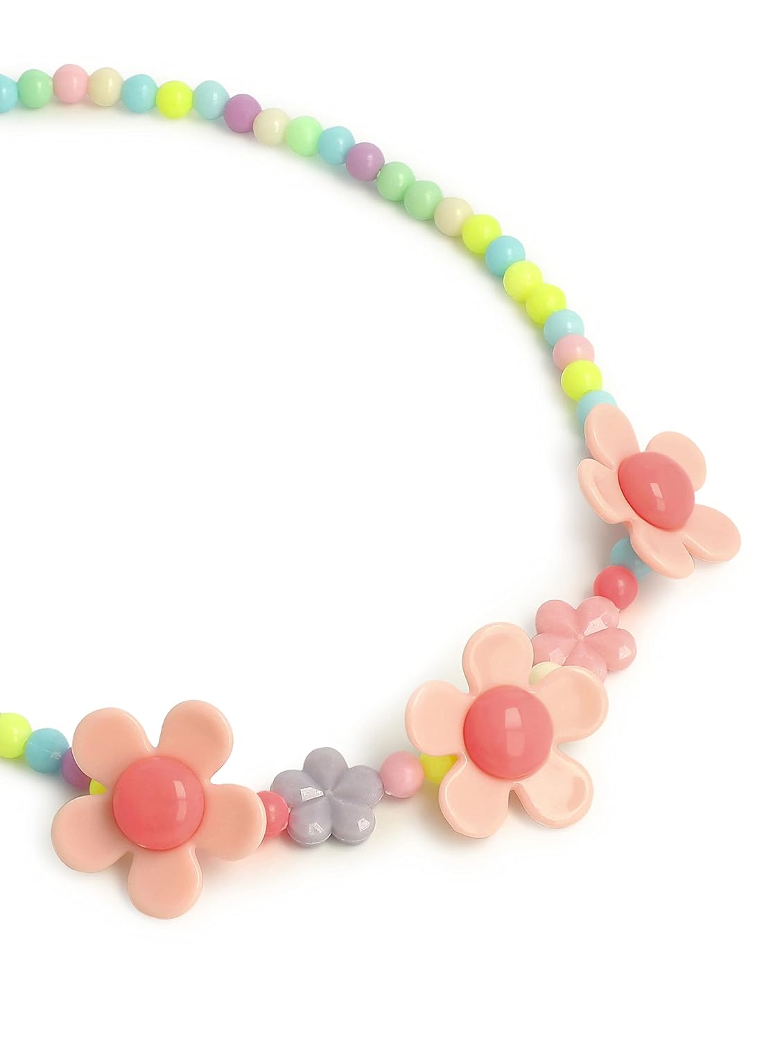 El Regalo 4 PCs Cute Kids Girls Jewelry Combo Sets - Kids Beads 2 Necklace & 2 Bracelets Jewelry Sets (Option- 6)