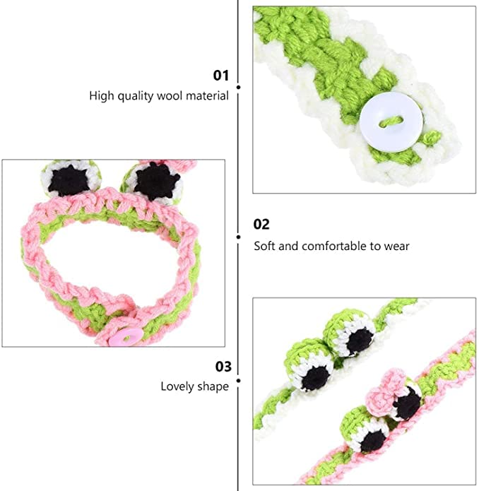 El Regalo 1PC Cute Hand Knitted Unisex Rakhis for Kids/Teens- Adjustable, Soft, Knitted Crochet Rakhis for Babies/Toddlers/Kids/Teens (Googly Eyes)