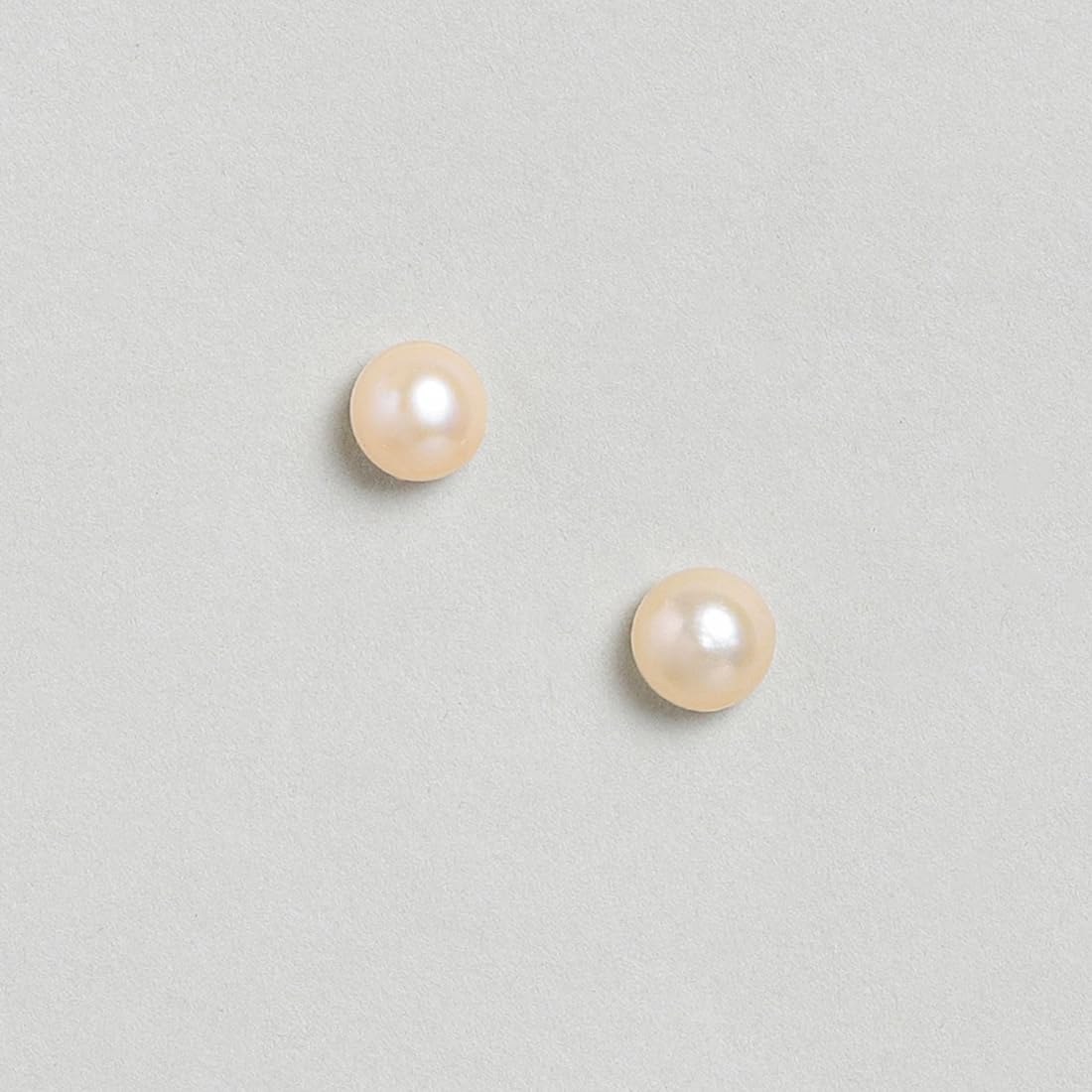 El Regalo 3 Pairs of Freshwater Pearl Stud Earrings Set - 3 Colors Pearls Studs for Kids/Girls/Teens/Women