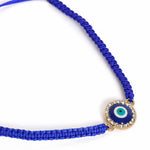El Regalo 1PC Evil Eye Rakhi for Bhai/Bhabhi/Bhai/Bhatija/Bhatiji- Fancy Evil Eye Rakhi with Roli Chanwal, Rakhi Card in Rakhi Gift Box (Option-1)