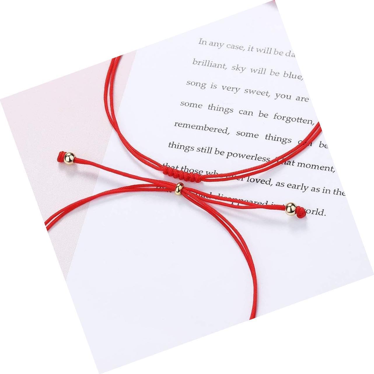 El Regalo Handmade Red Thread Rakhi for Brother | Traditional Mauli Kalava Rakhi | Adjustable Sacred Rakhi Bracelet for Men & Boys | Minimalist Designer Raksha Bandhan Rakhi | Premium Handcrafted Rakhi (Red Knot-2)