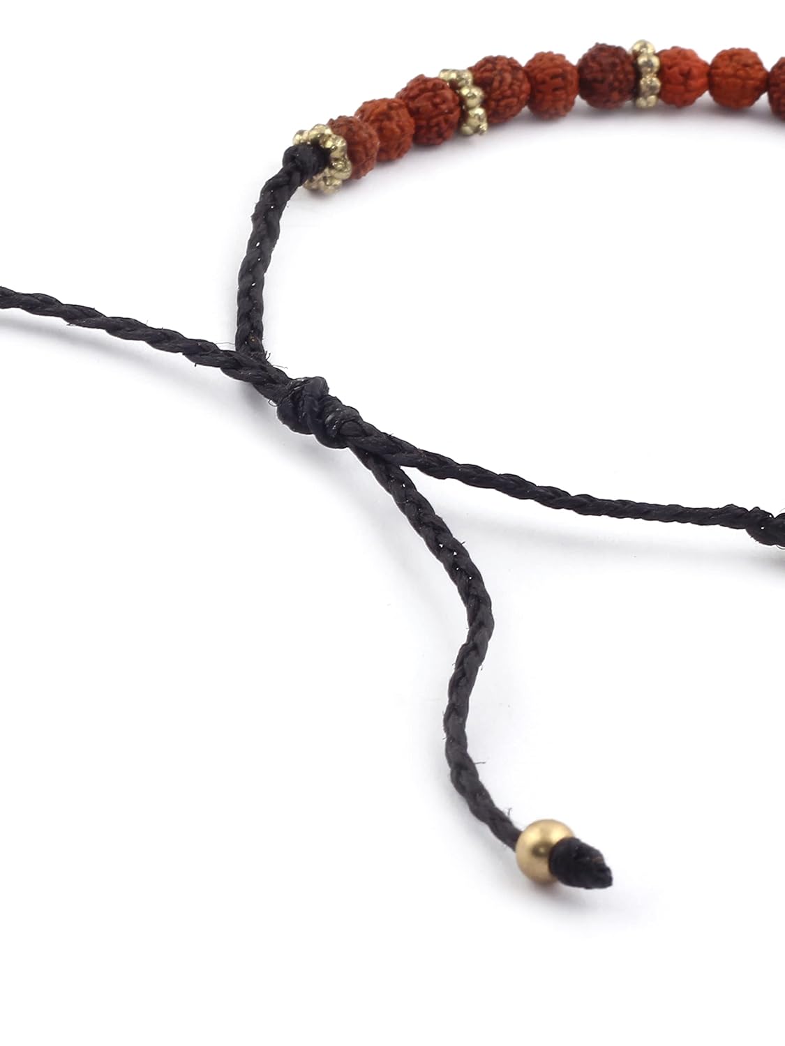 El Regalo Auspicious Rudraksha Rakhi for Brother- Lord Shiva Rudraksha Rakhi with Roli Chawal, Rakhi Message Card in Rakhi Gift Box for Bhai/Nephew (Option-2)