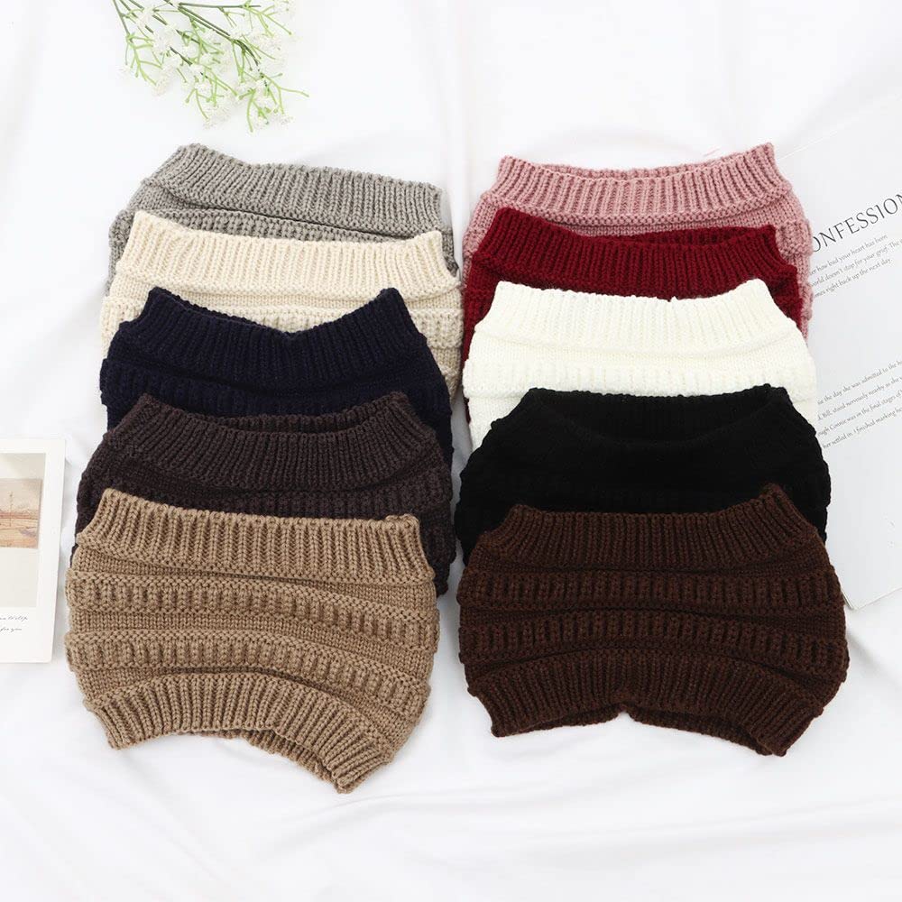 El Regalo 1 PC Knitted Warm Winter Woolen Unisex Headband for Women/Girls/Men/Boys | Cold Weather Ear Muff Hair Accessories Head Wrap | Winter Ear Warmer Headband (Pink)