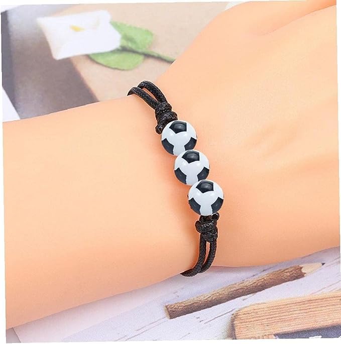 El Regalo 1PC Rakhi for Kids | Sports Balls Bracelet Rakhi for Brother- Rakhi for Sports Lover Bhai with Roli-Chawal Shagun, Message Card in Rakhi Gift Box for Kids/Adults (Option-8)